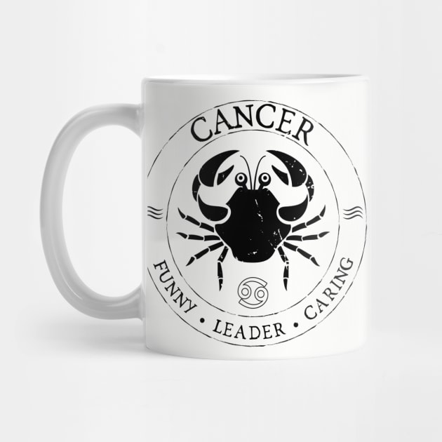 Cancer Zodiac Birthday Star Sign Zodiac Gift by atomguy